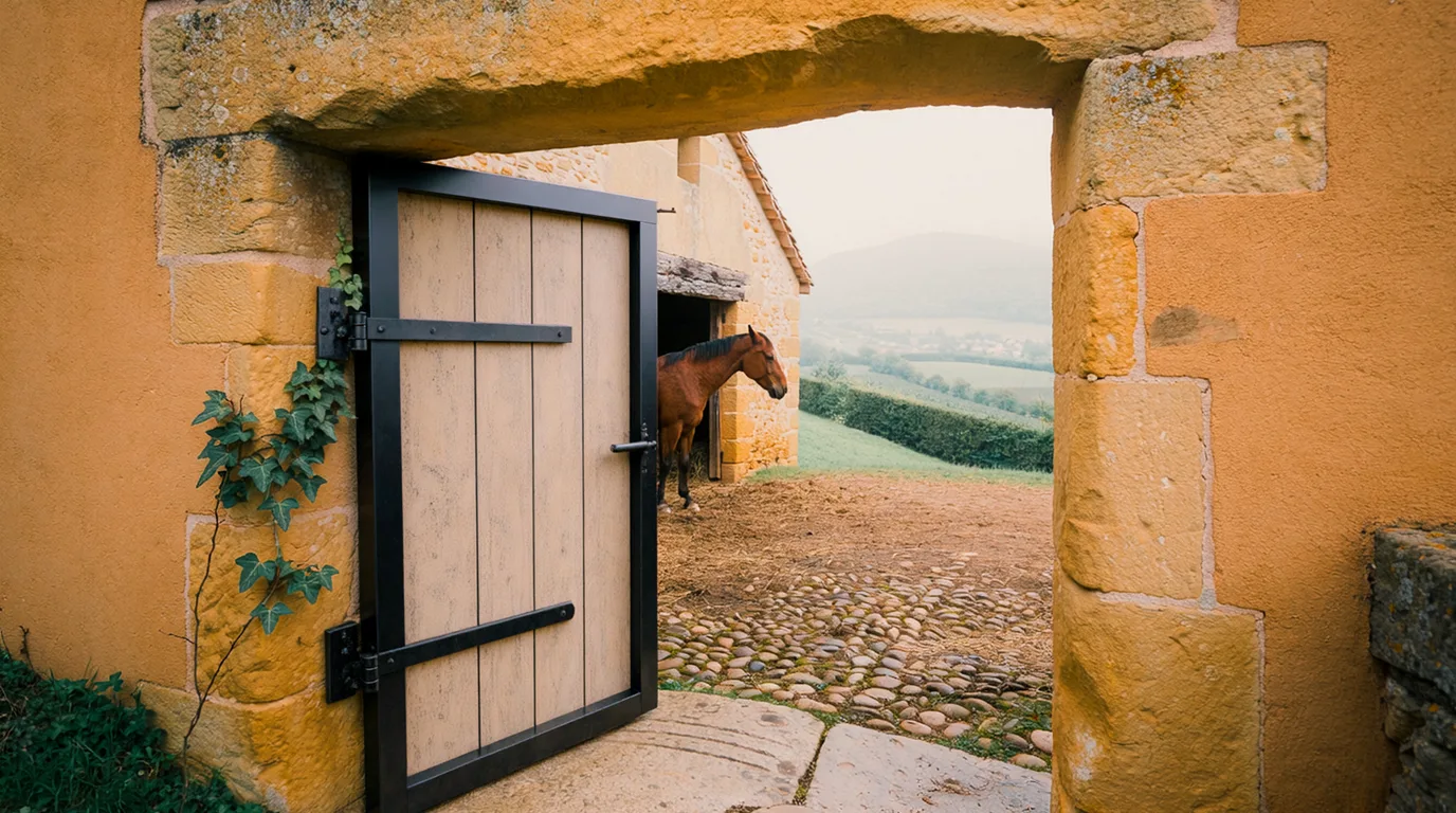 Entrée, Vercors Equi'pieds, centre équestre à Vassieux-en-Vercors