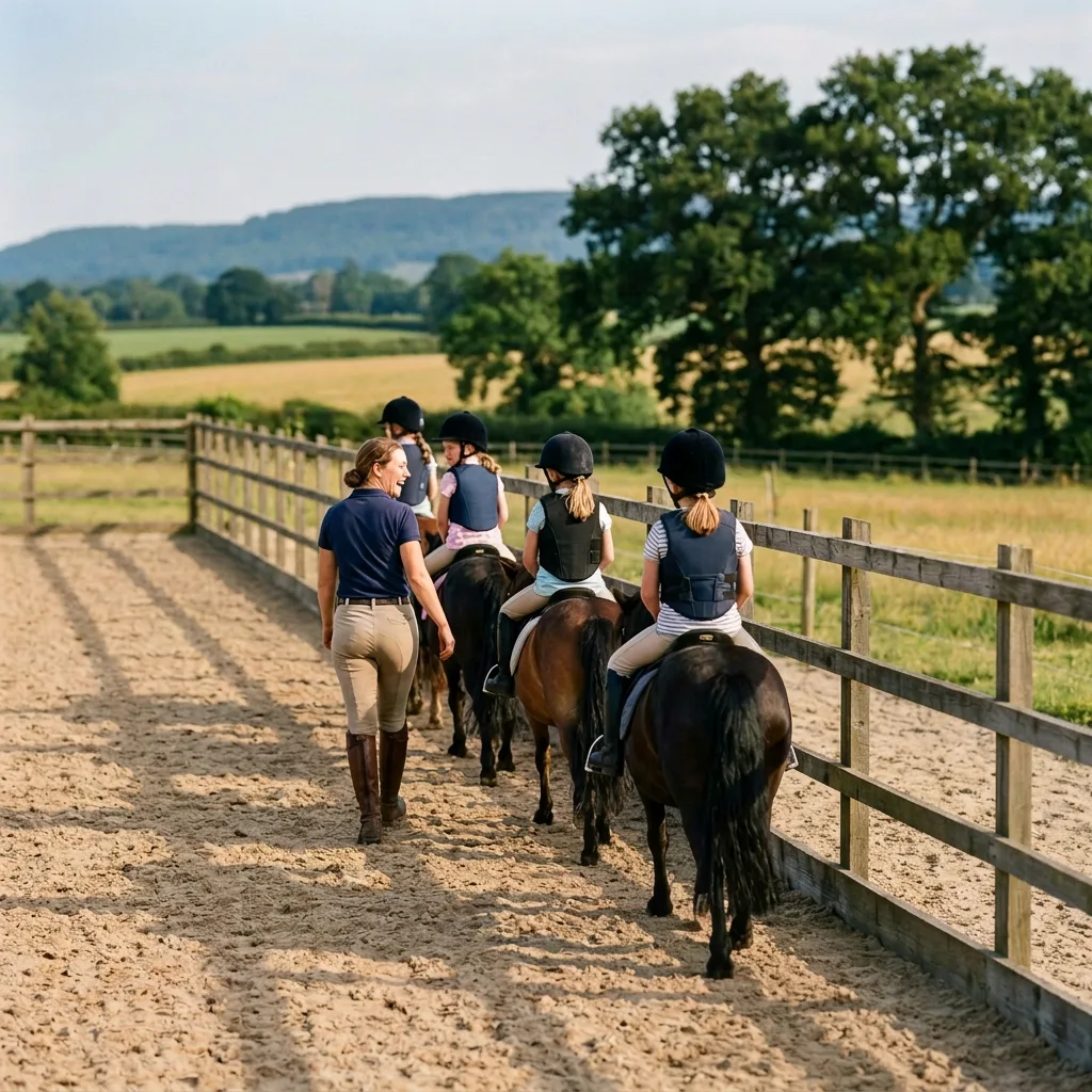 Cours de poney à Vassieux-en-Vercors, Drôme